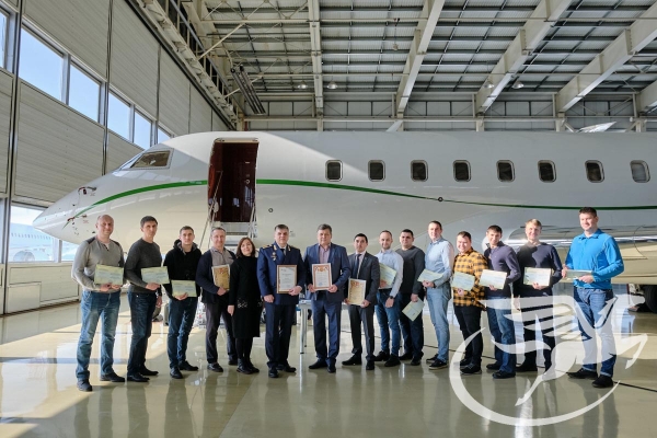 В Казани вручили удостоверения первым слушателям курсов по ТО ВС деловой авиации
